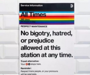 В Ню Йорк билбордове заплашват &quot;хомофобите&quot; със смърт